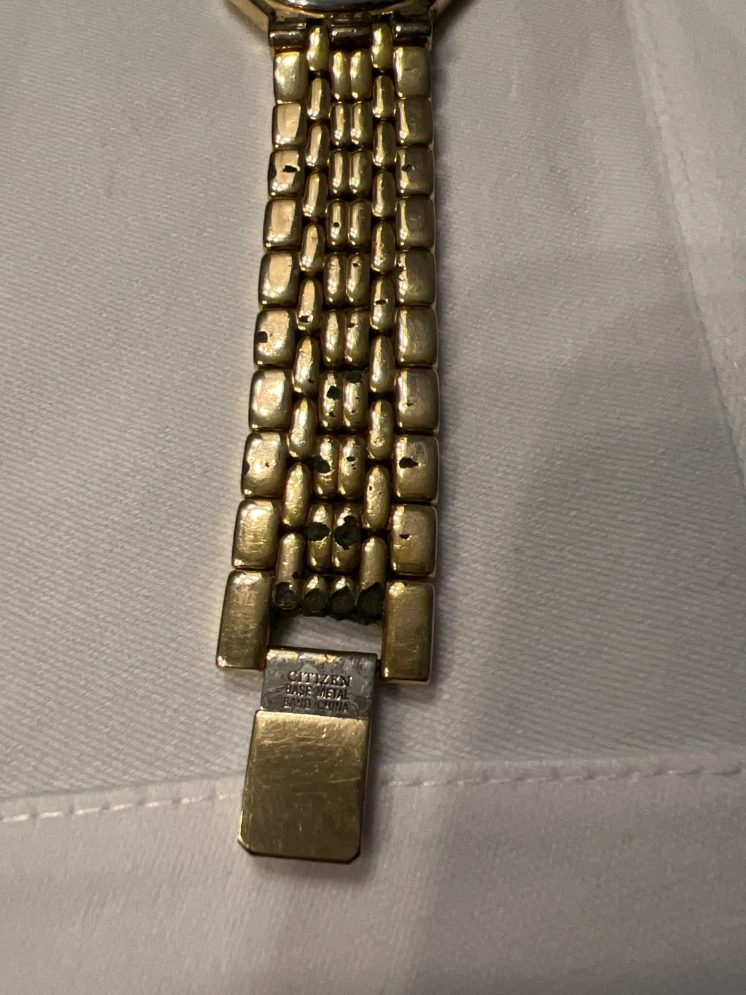 Vintage Citizens 1020-S63901 Quartz Men’s Watch Gold plated Tone image indicator(5)