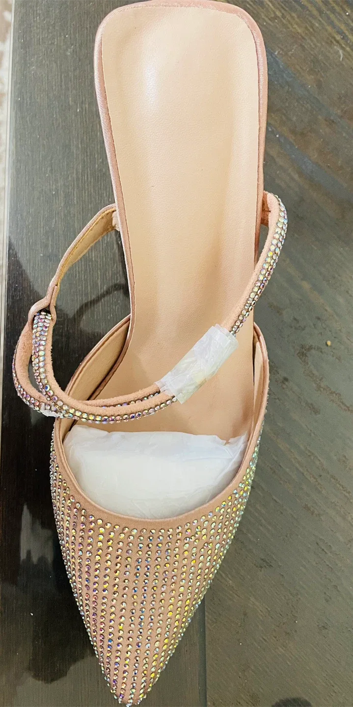 Rhinestone Heels - Size 36 - New thumbnail