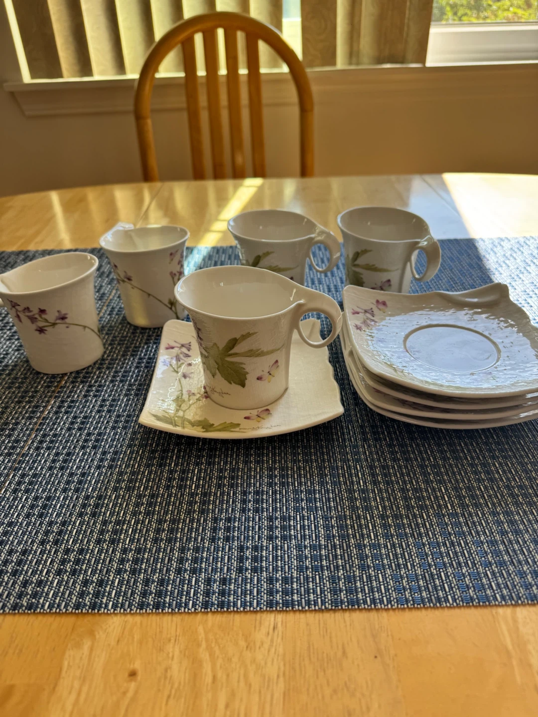 Bone China Porcelain Cup & Saucer Set