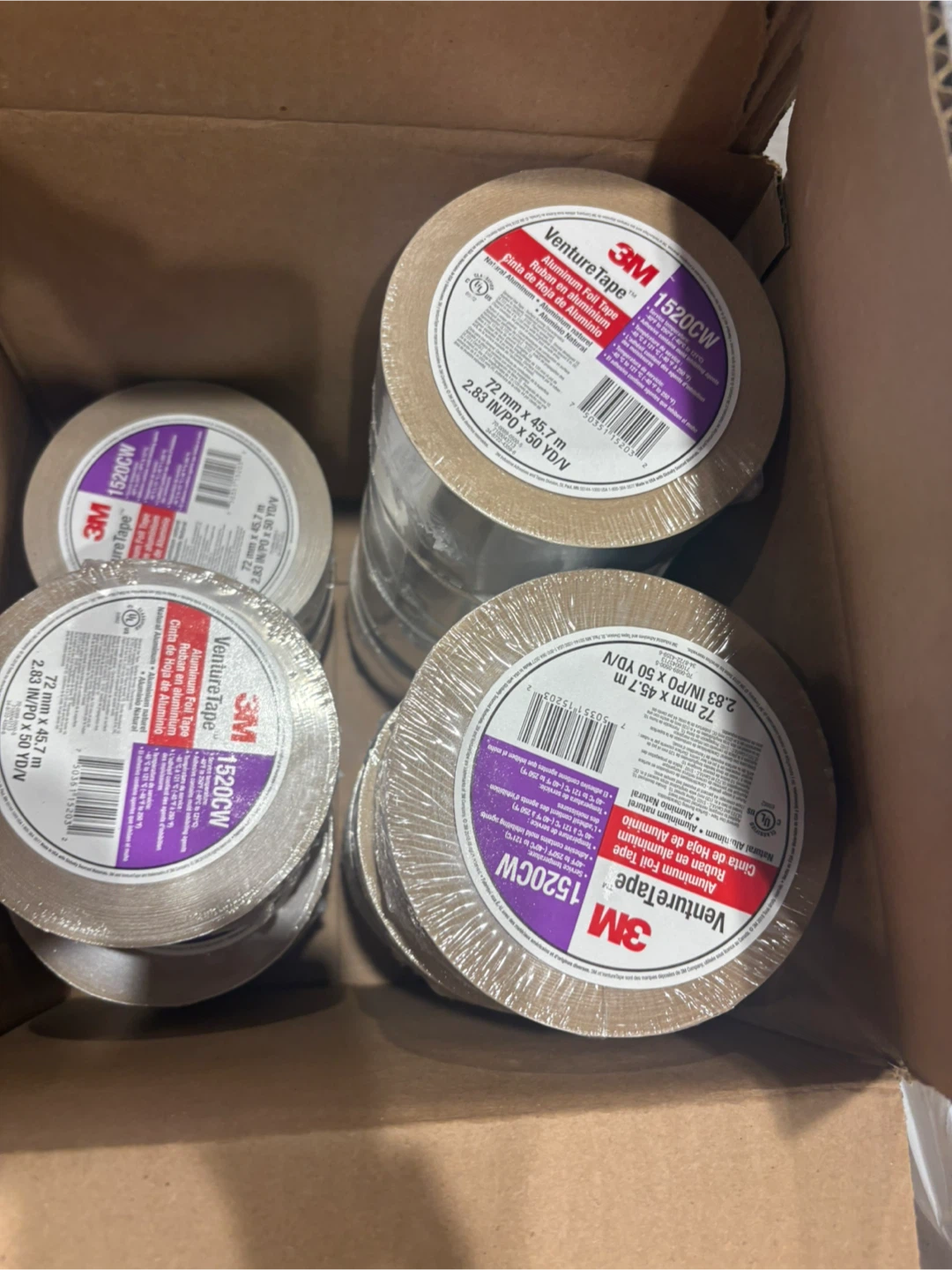 3M Venture Tape 1520CW Aluminum Foil Tape