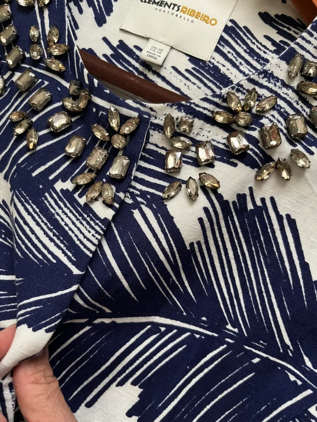 Linen Blend Dress/jacket Size 10 image indicator(3)