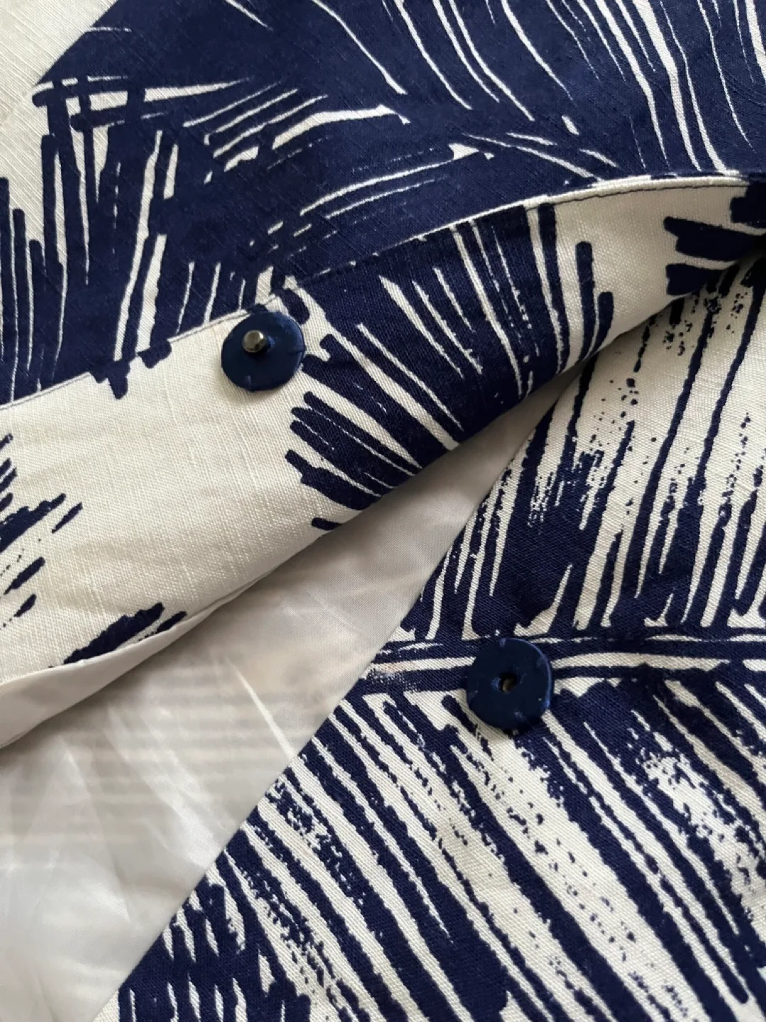 Linen Blend Dress/jacket Size 10 image indicator(6)