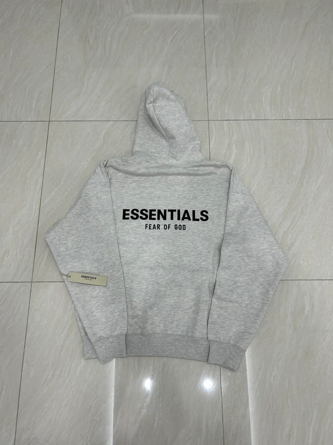 Light Oatmeal Essentials Hoodie image indicator(2)