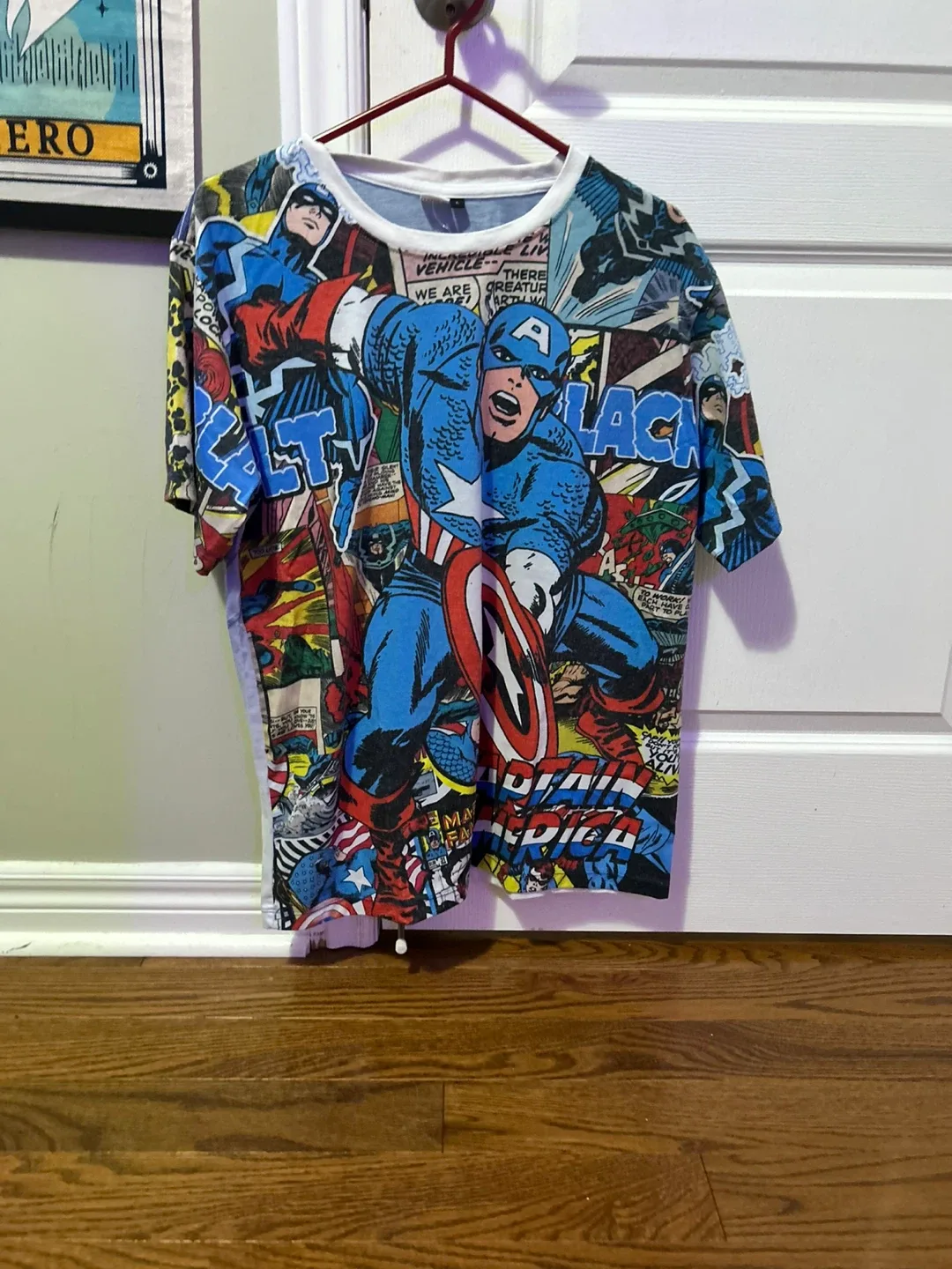 Captain America Comic Print T-Shirt thumbnail