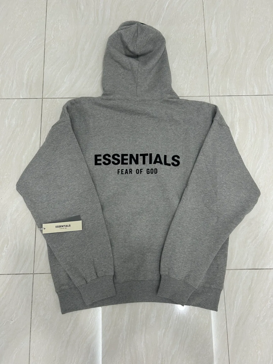 Dark Oatmeal Essentials Hoodie image indicator(2)