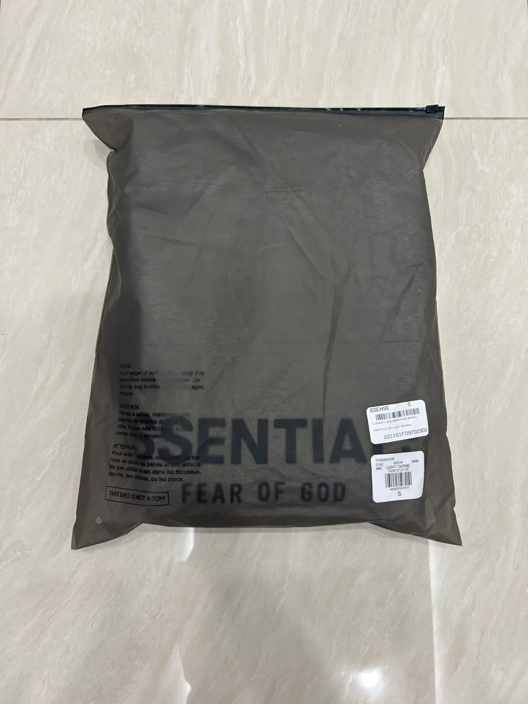 Dark Oatmeal Essentials Hoodie image indicator(7)