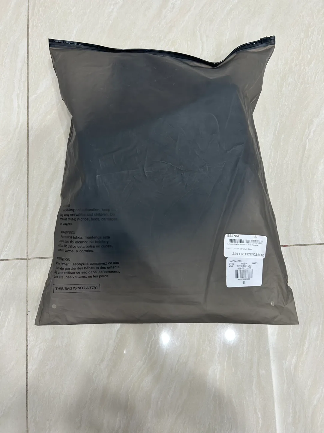 Black Essentials Hoodie image indicator(7)