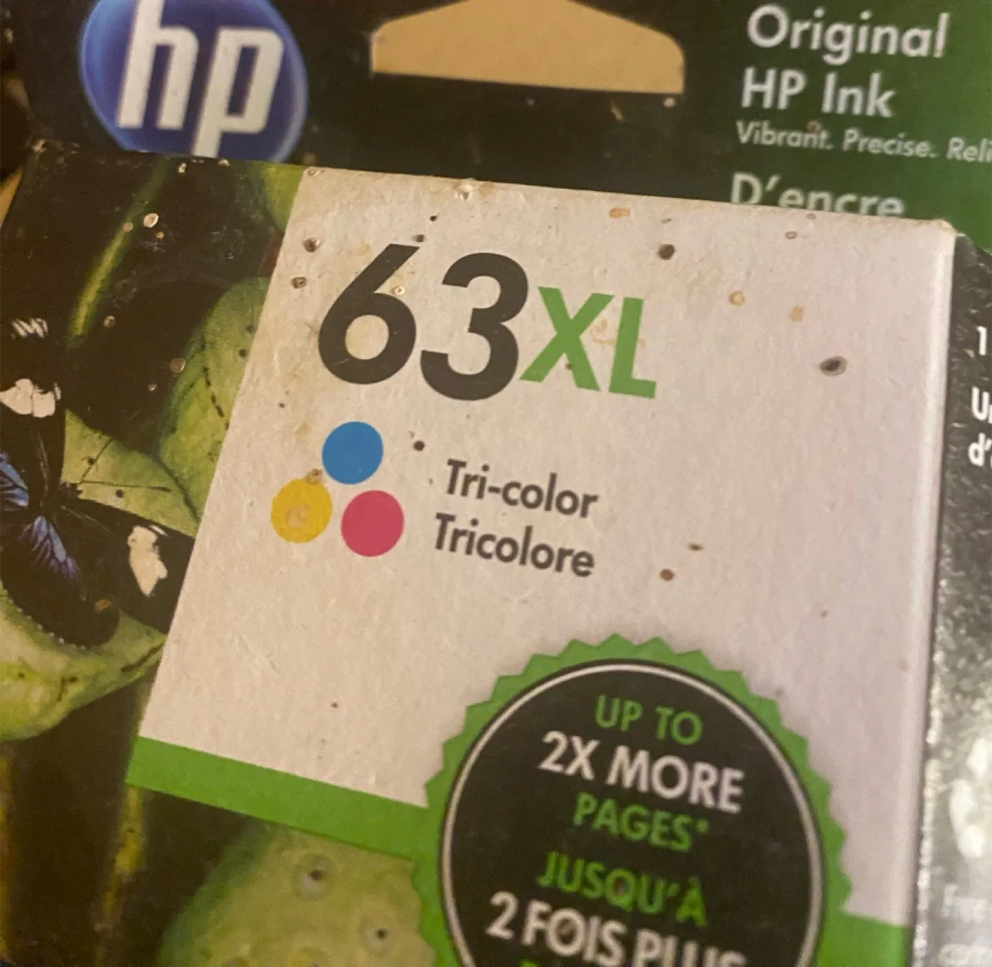 HP 63XL Tri-Color Ink Cartridge thumbnail