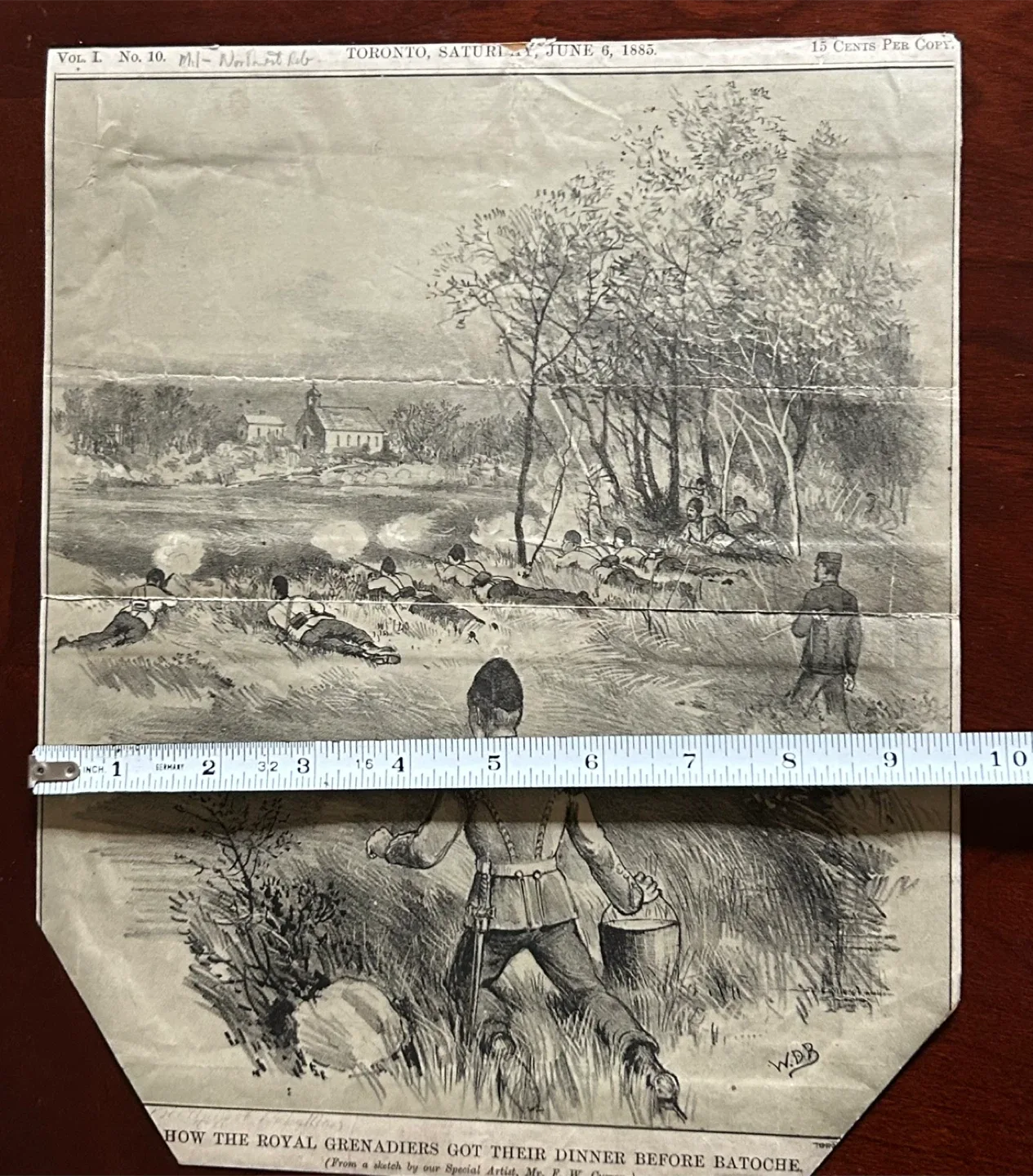 1885 Riel Rebellion Métis  art Toronto Antique history image indicator(5)