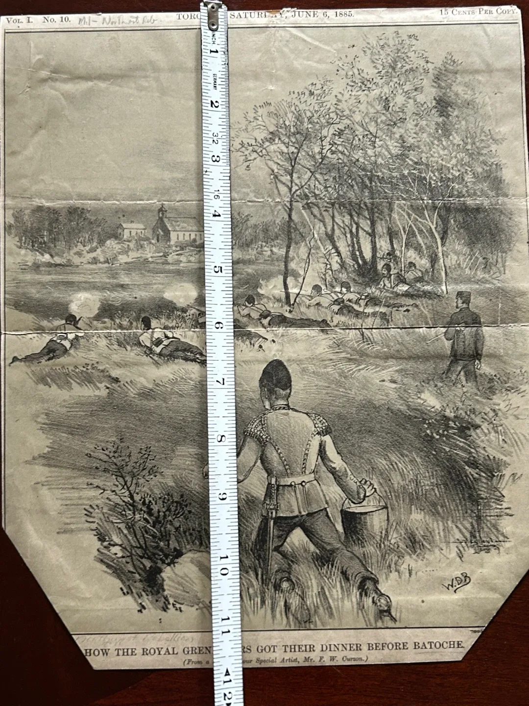 1885 Riel Rebellion Métis  art Toronto Antique history image indicator(4)