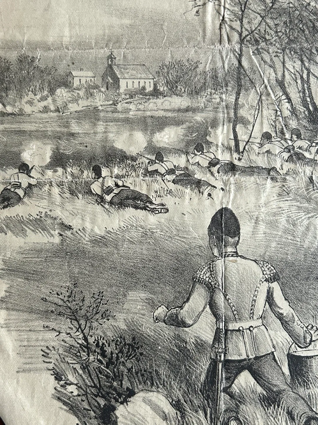 1885 Riel Rebellion Métis  art Toronto Antique history image indicator(6)