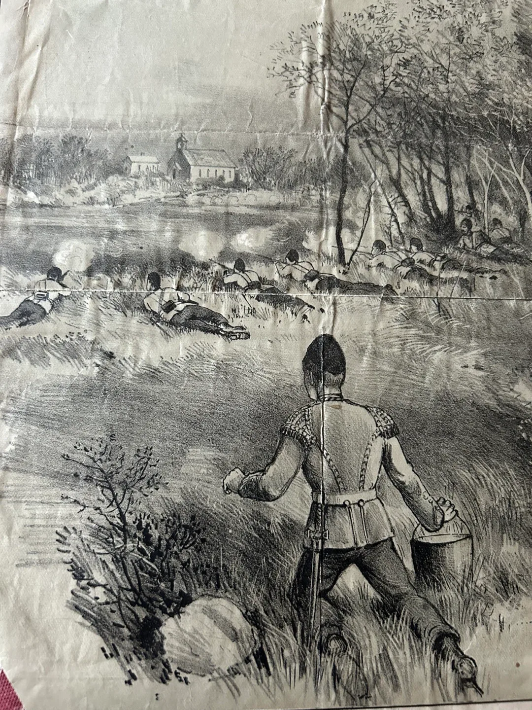 1885 Riel Rebellion Métis  art Toronto Antique history image indicator(10)