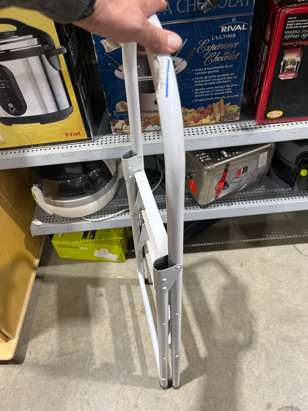 White Folding 2-Step Ladder - photo 3