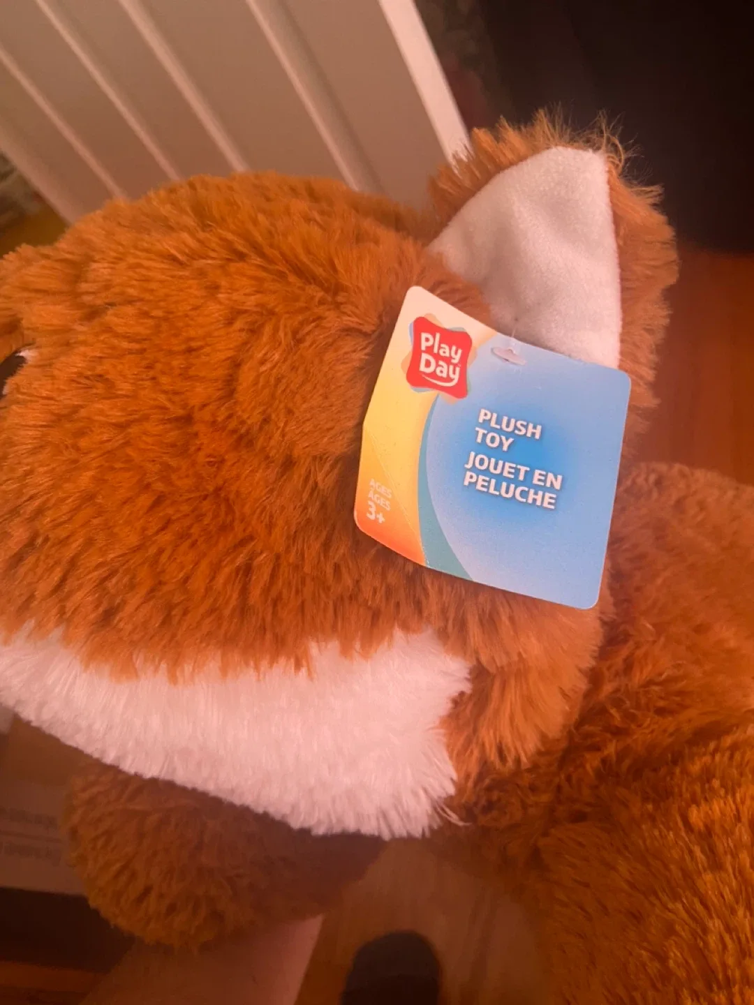 Large Play Day Plush Fox or bear? Toy - Ages 3+ image indicator(3)