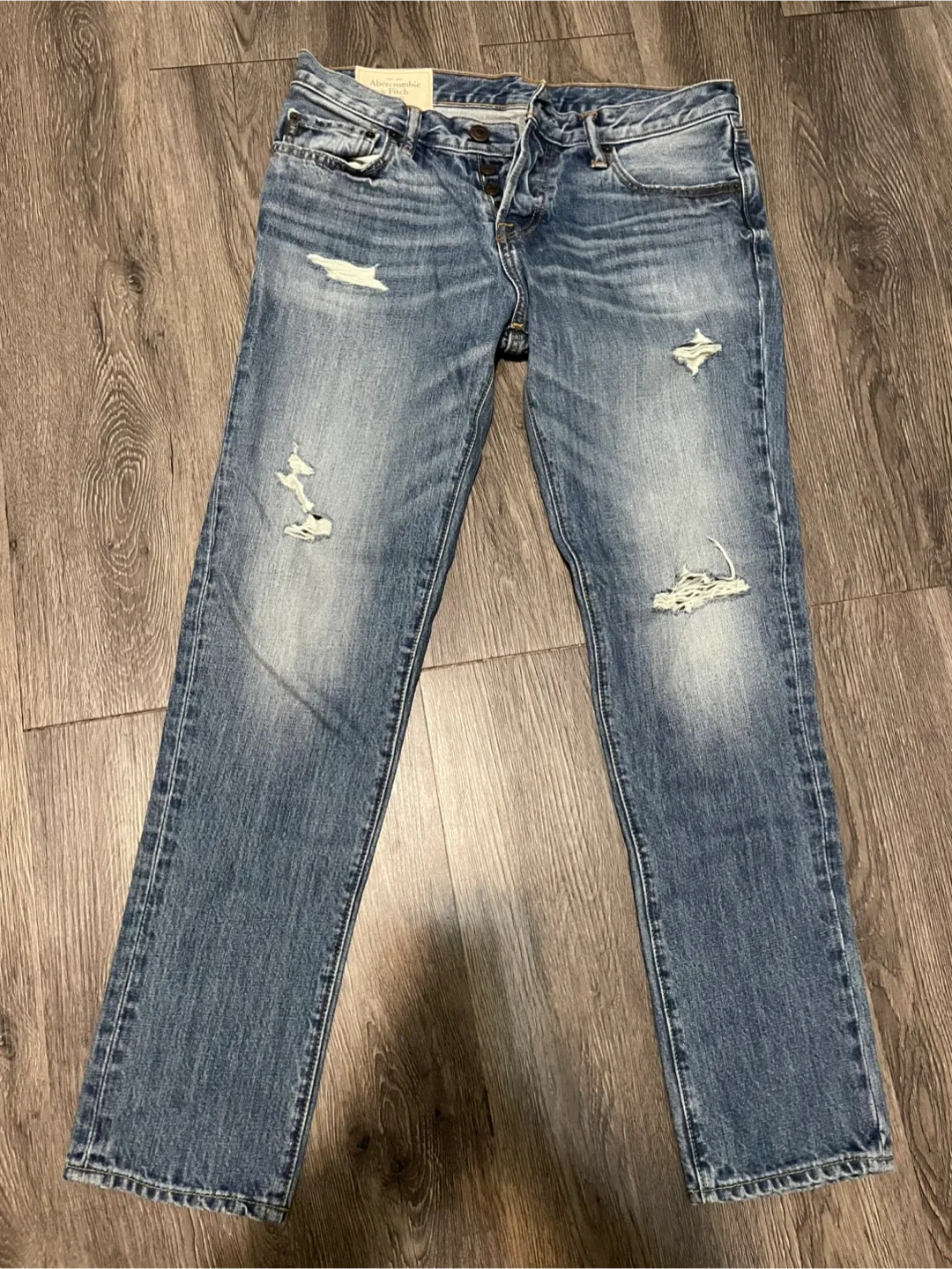 🥕Abercrombie & Fitch Distressed Jeans W31 L30 image indicator(5)