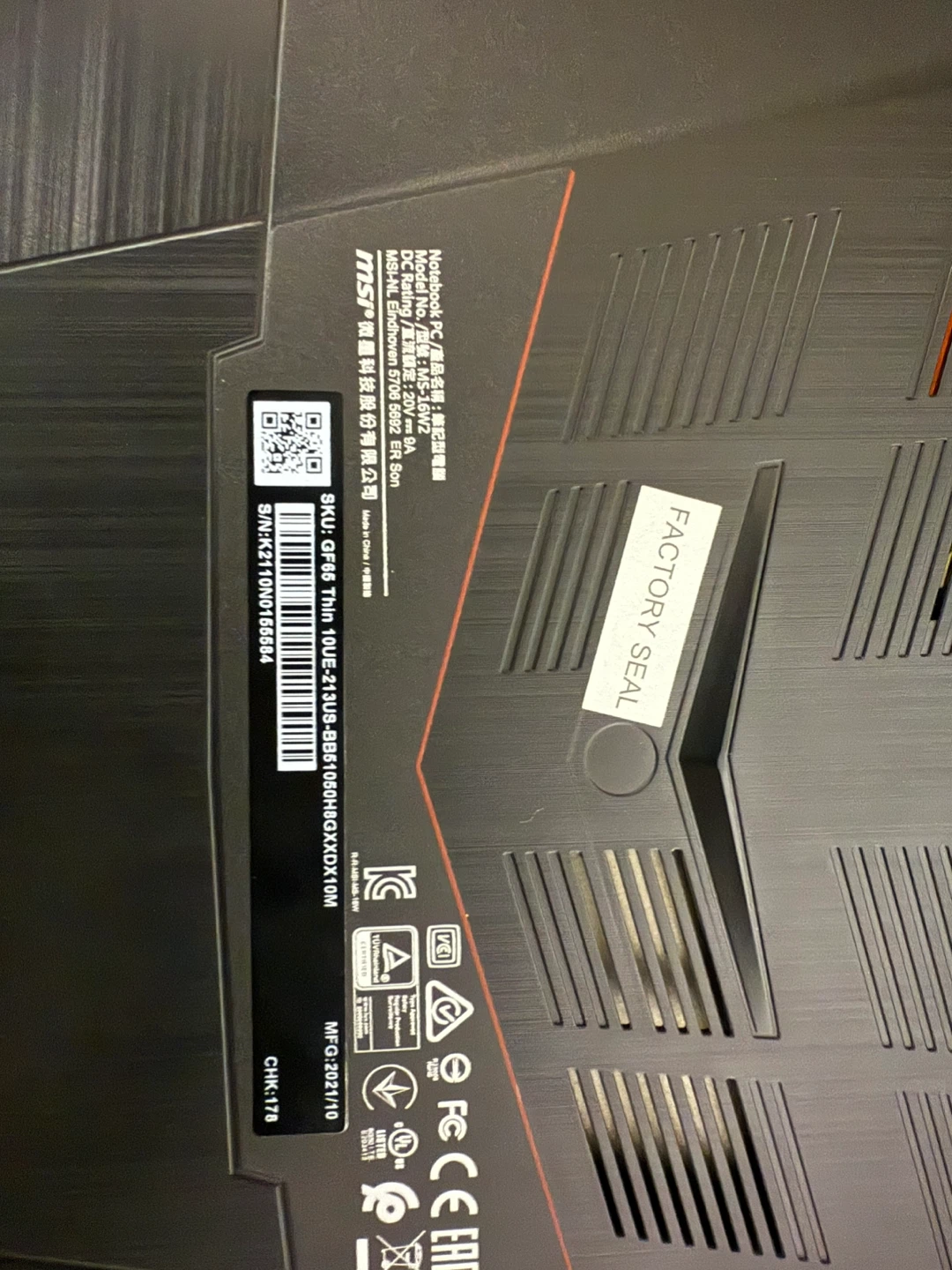 MSI GF65 Thin Gaming Laptop - photo 2