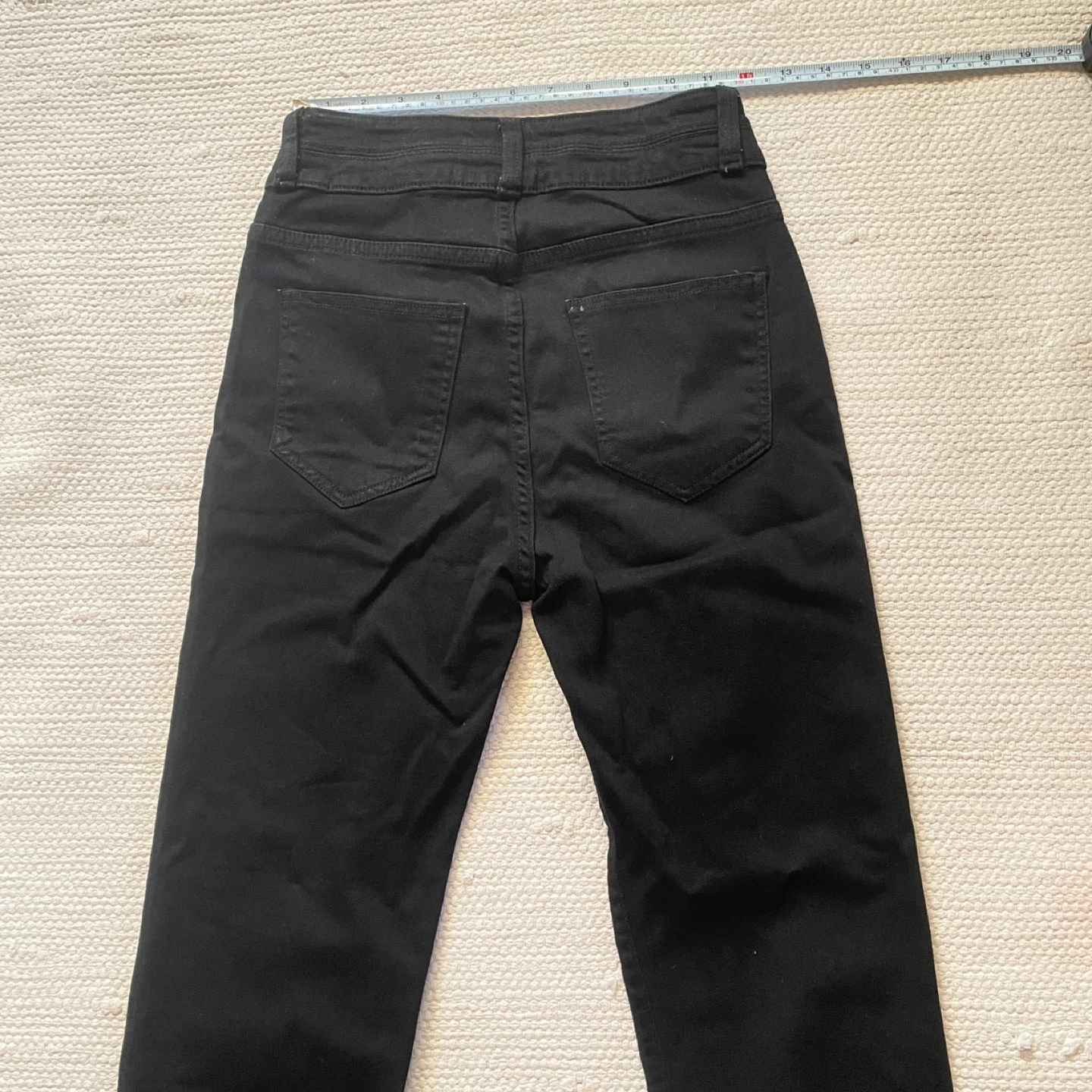 🥕Straight Leg Black Jeans Size XS - photo 4