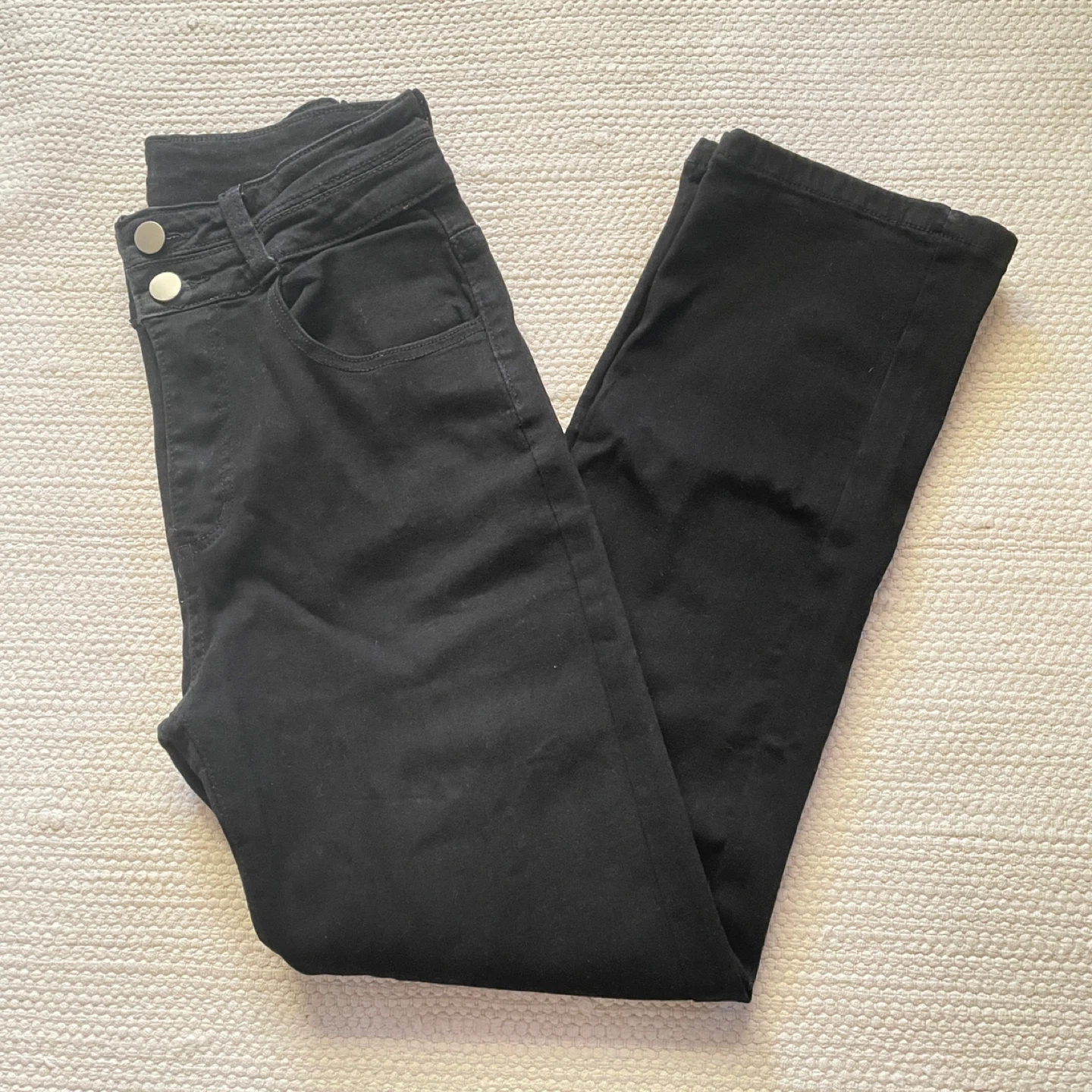 🥕Straight Leg Black Jeans Size XS