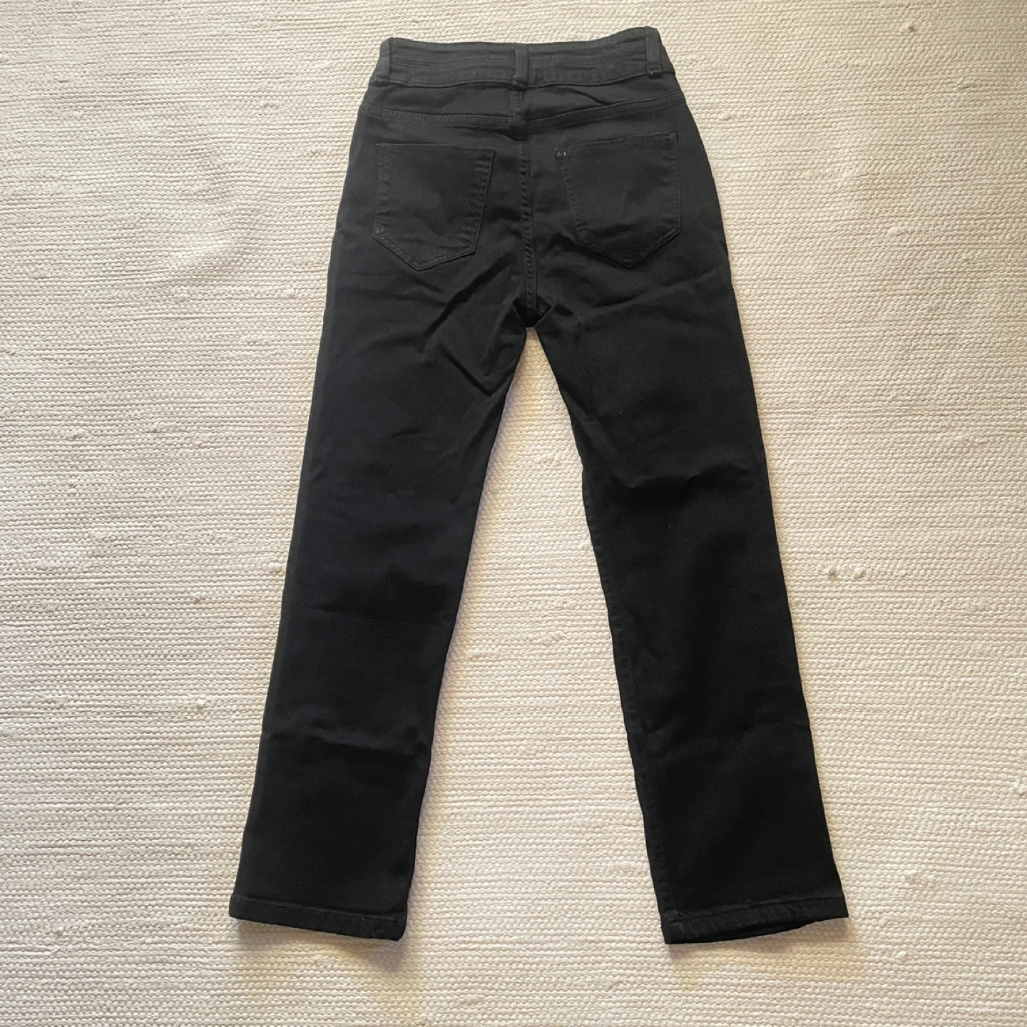 🥕Straight Leg Black Jeans Size XS - photo 3