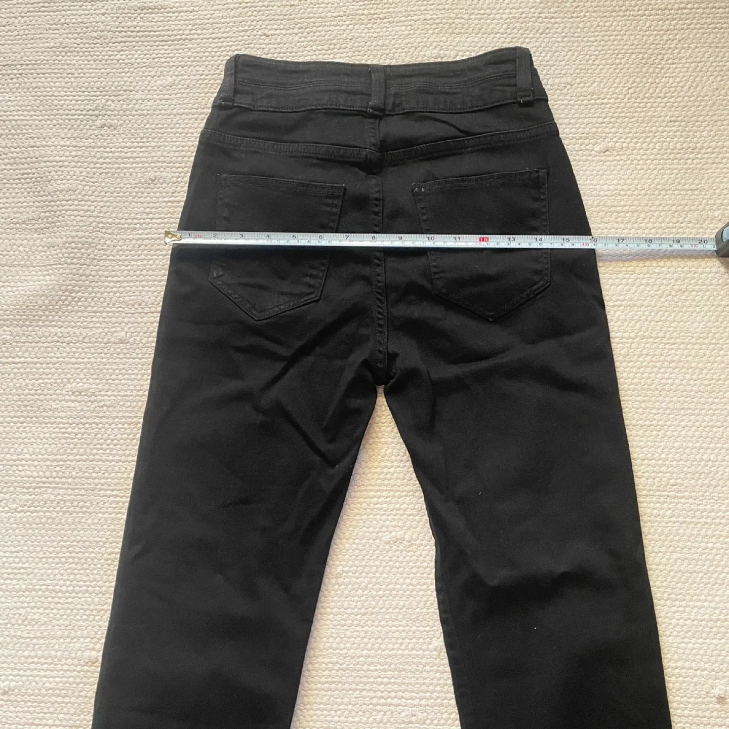 🥕Straight Leg Black Jeans Size XS image indicator(5)