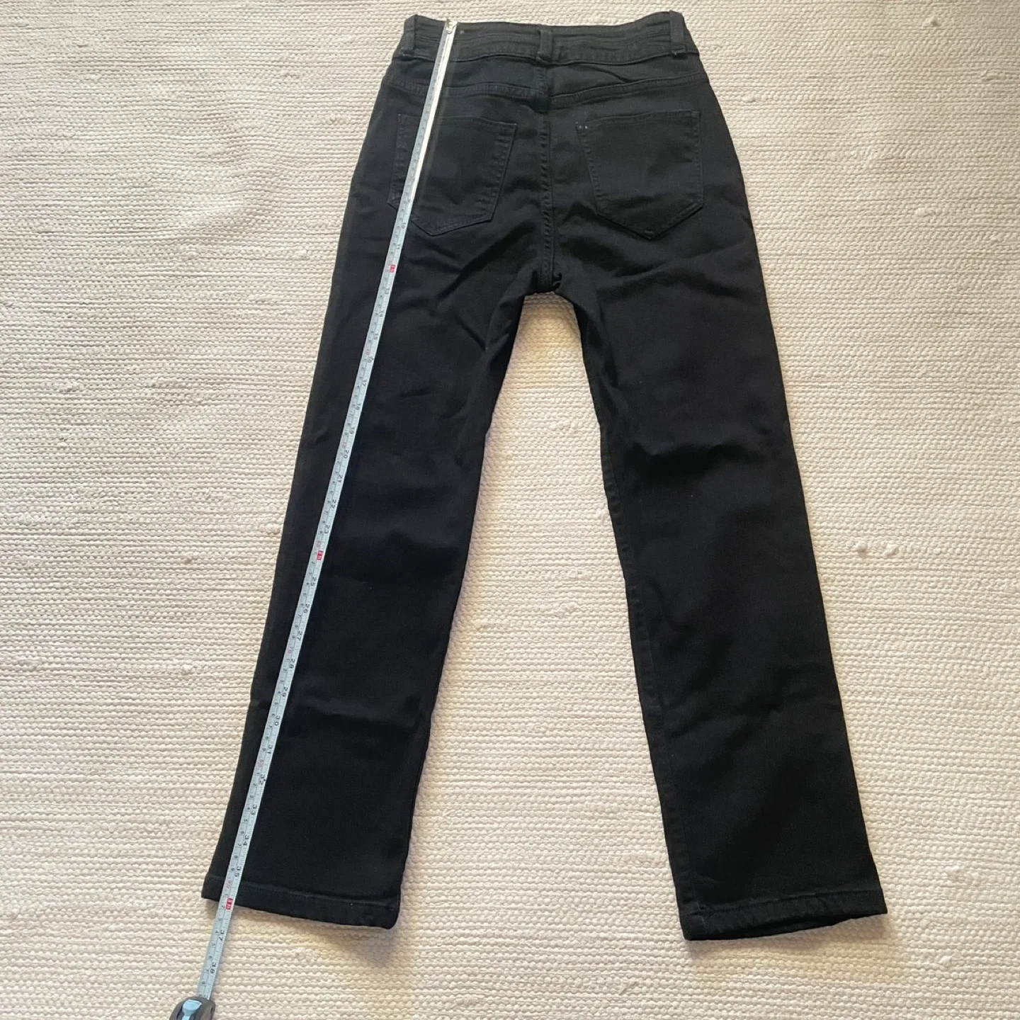 🥕Straight Leg Black Jeans Size XS image indicator(7)