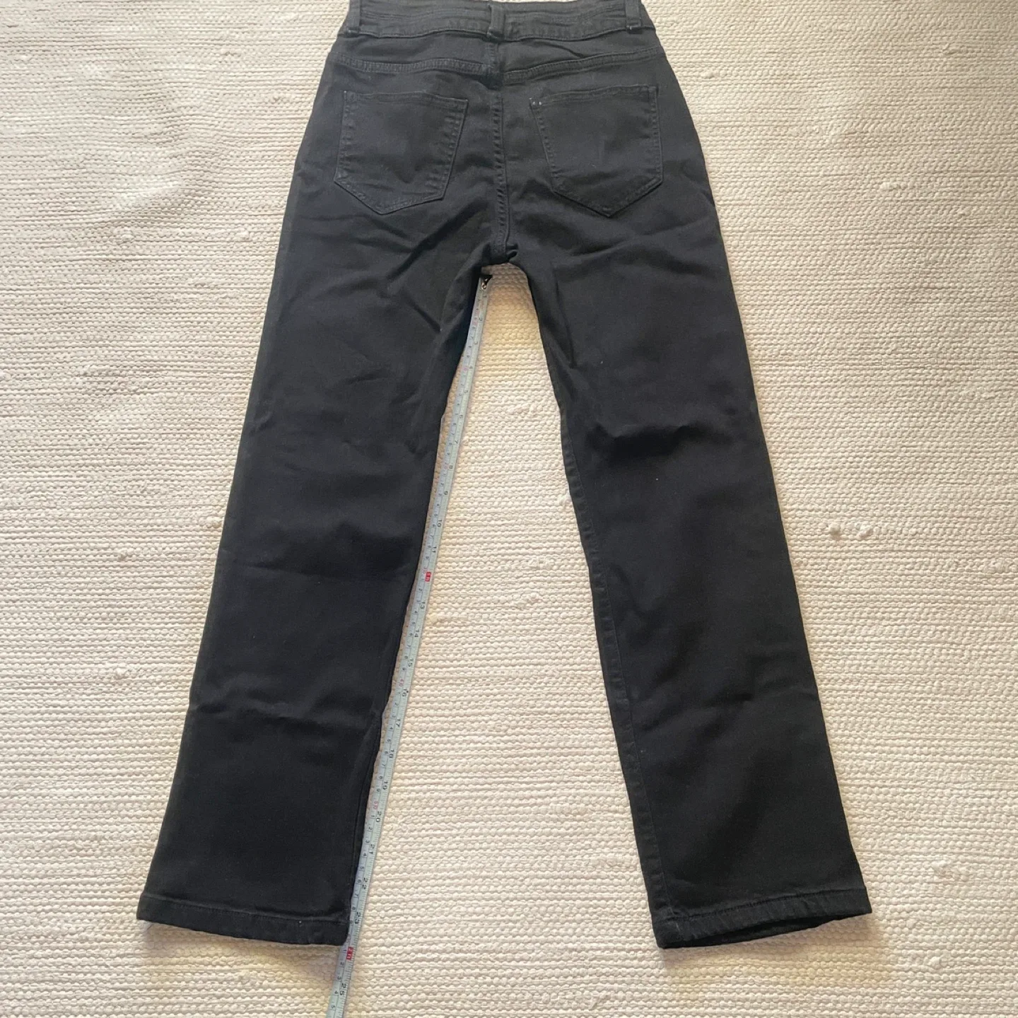 🥕Straight Leg Black Jeans Size XS image indicator(8)
