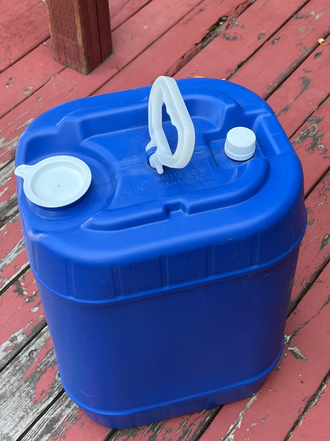 NamPac 5 Gal. Blue Water Storage Container