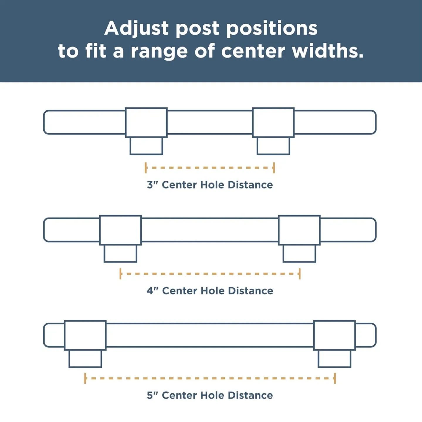 Adjusta-Pull Cabinet & Drawer Pulls image indicator(5)