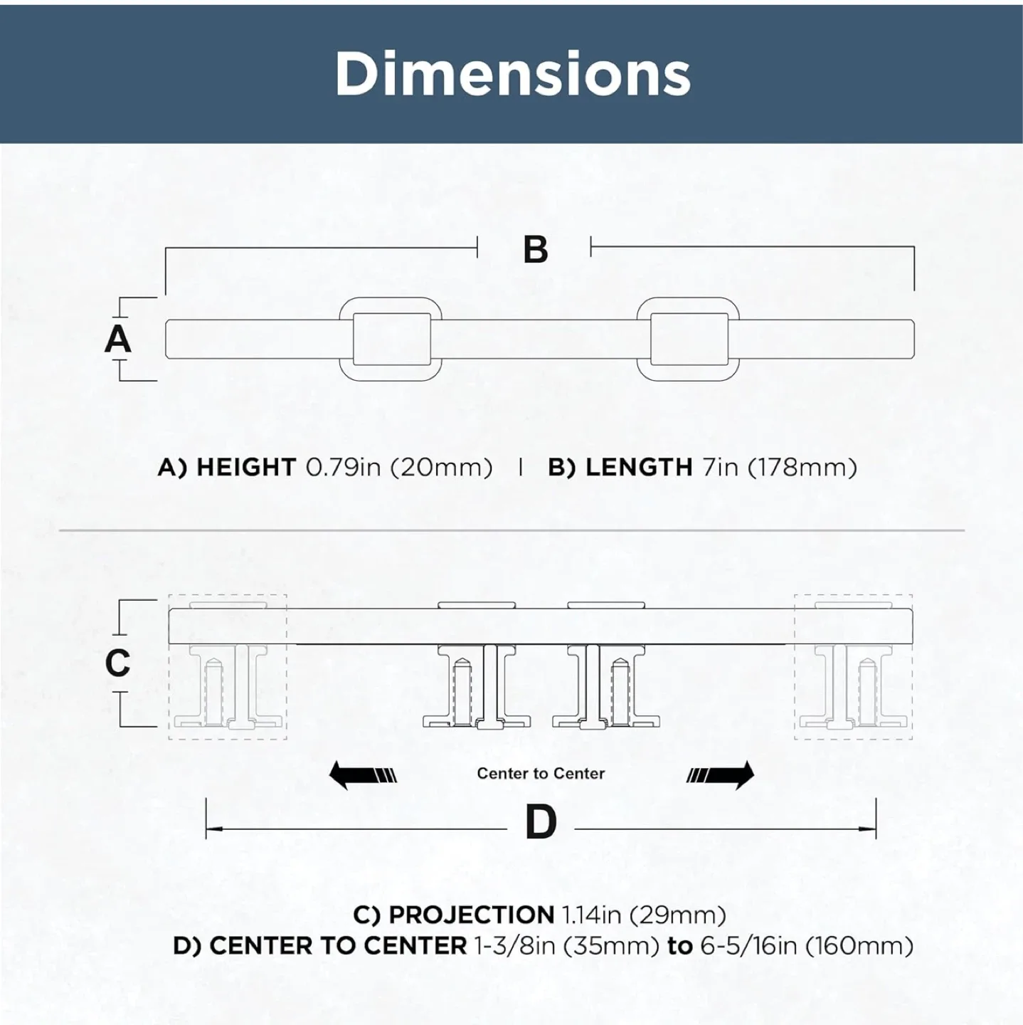 Adjusta-Pull Cabinet & Drawer Pulls image indicator(8)