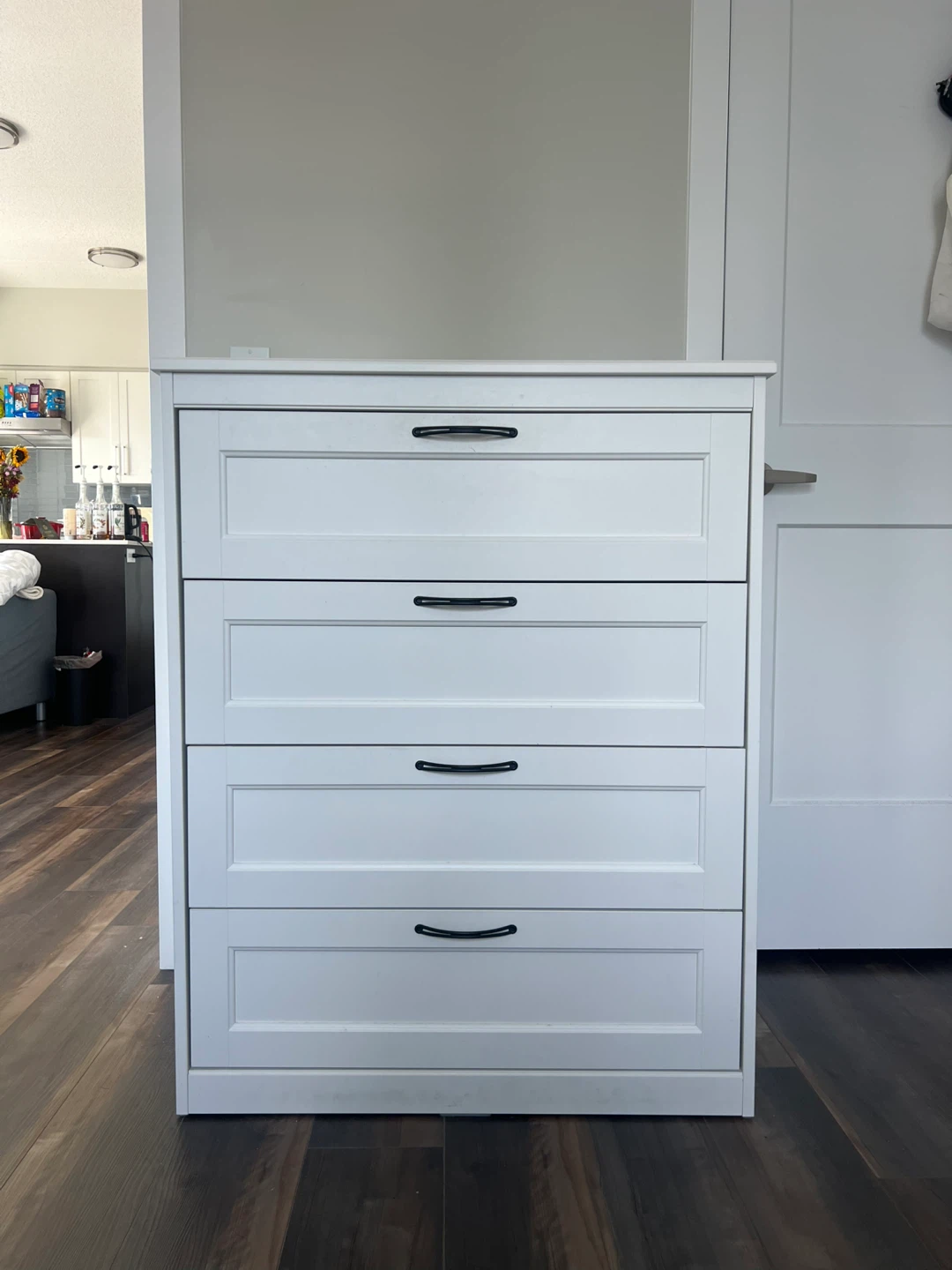 IKEA SONGESAND White 4-Drawer Dresser
