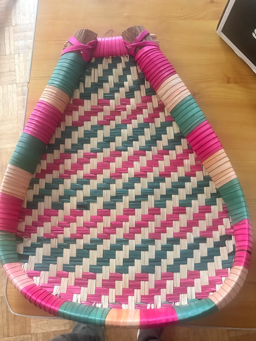 Hand made winnowing basket thumbnail