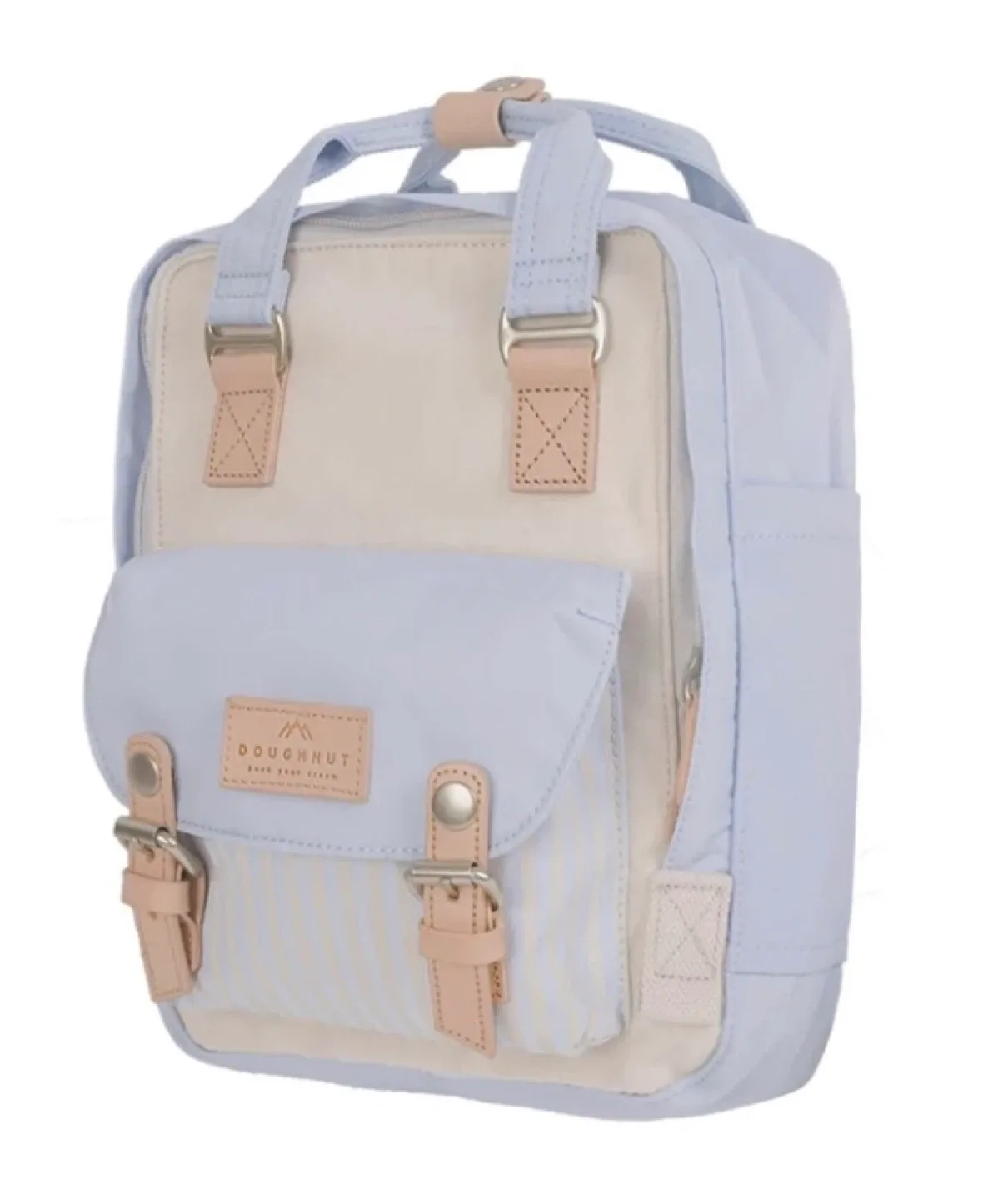 Doughnut Macaroon Tiny Backpack - Sky/Ivory image indicator(4)