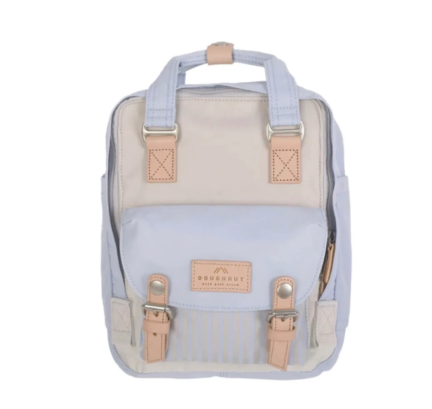 Doughnut Macaroon Tiny Backpack - Sky/Ivory image indicator(6)