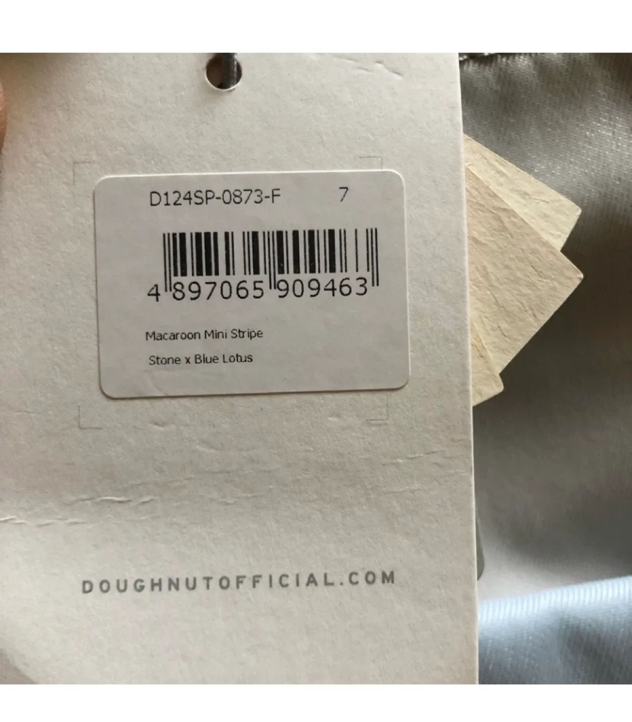 Doughnut Macaroon Tiny Backpack - Sky/Ivory image indicator(7)