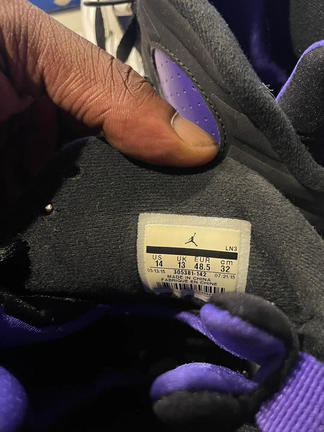 Jordan 8 3 Peats Size 14 image indicator(2)