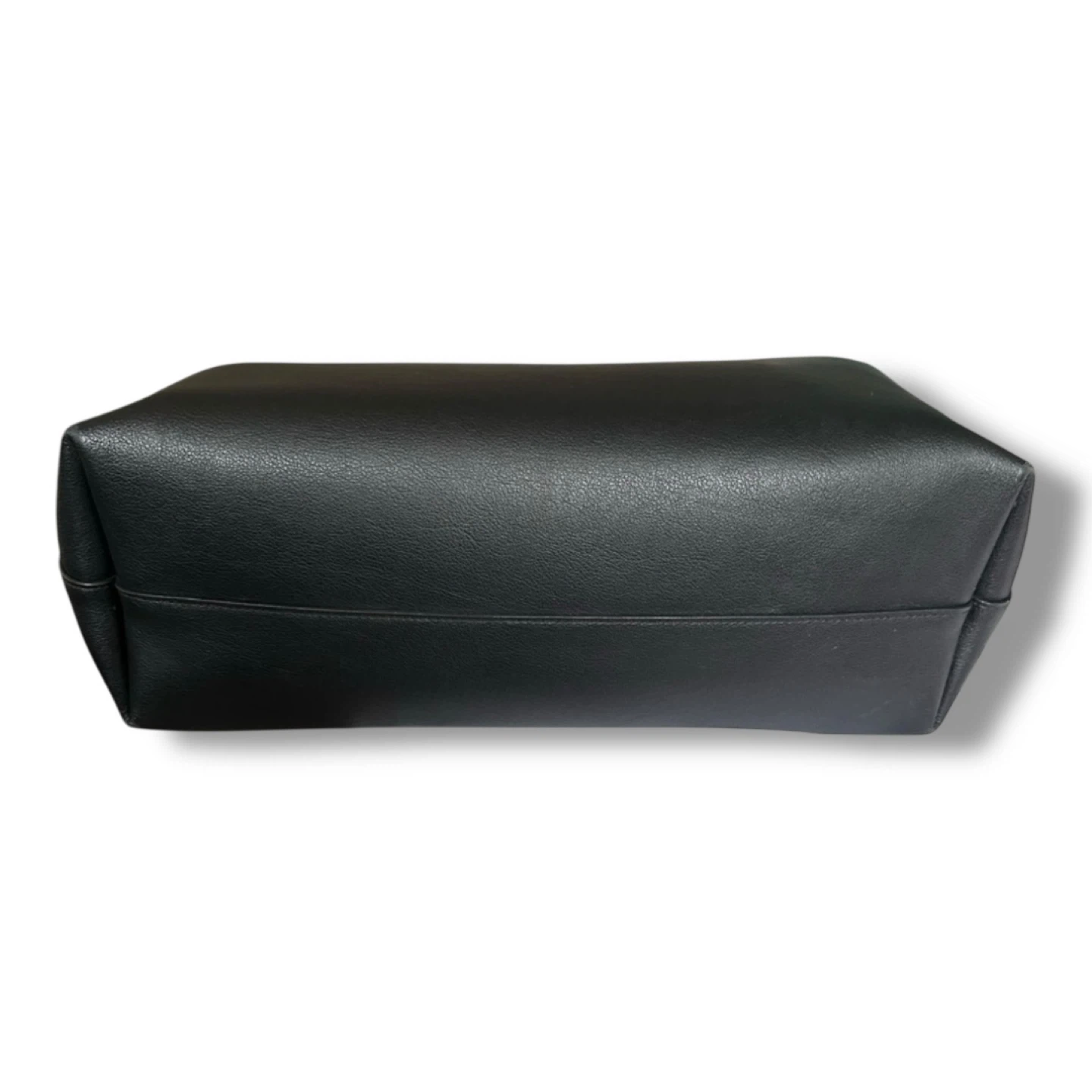 Authentic Saint Laurent Black Leather Tote Bag - photo 4