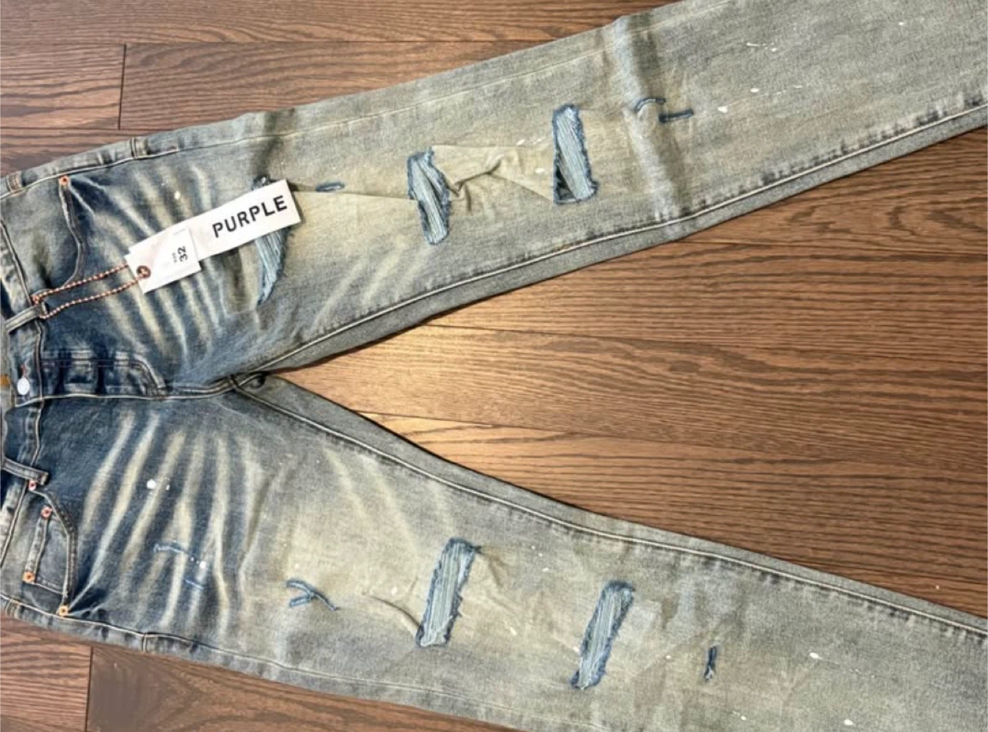 Purple jeans Size 32 - photo 2