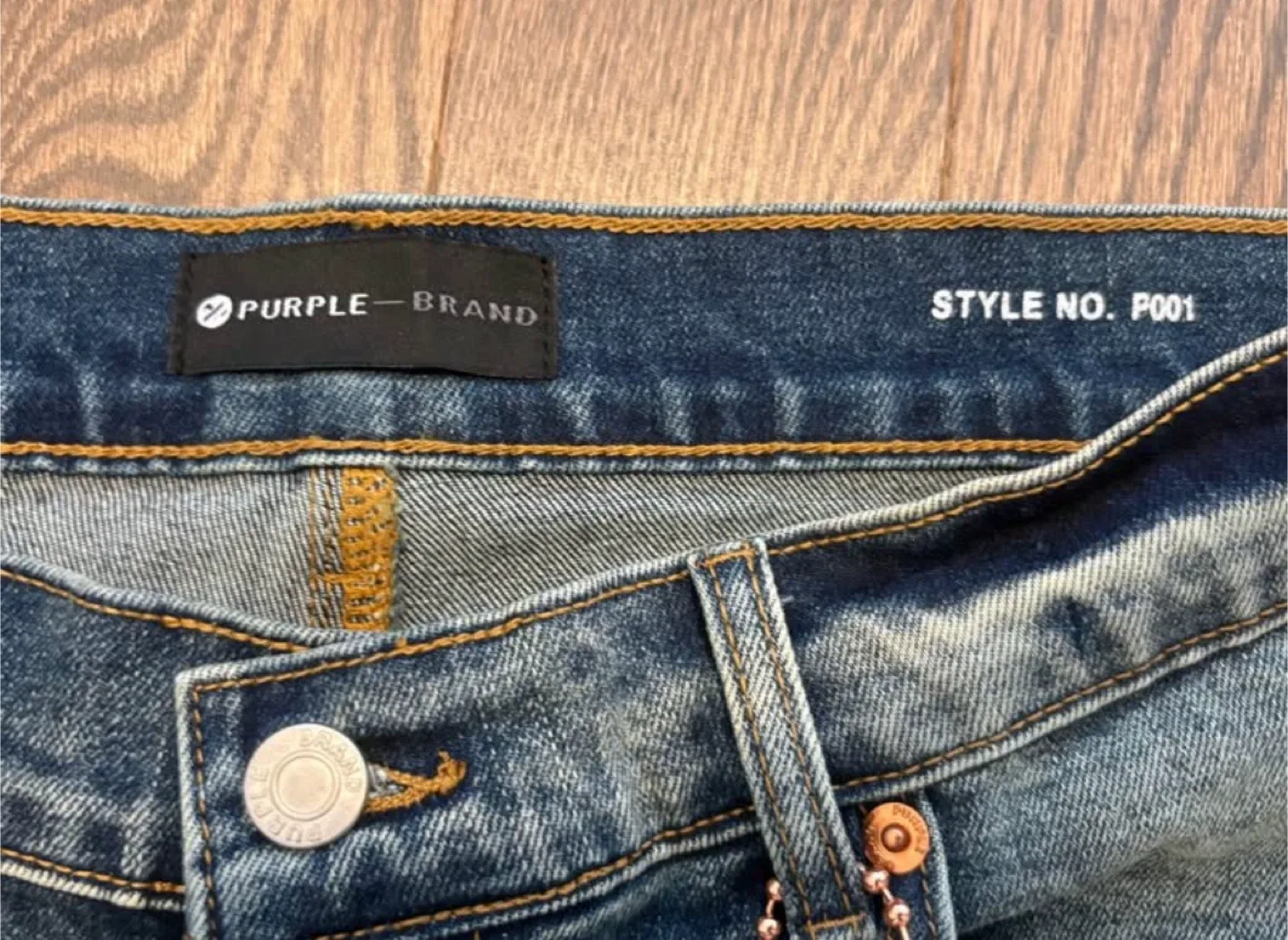 Purple jeans Size 32 image indicator(3)