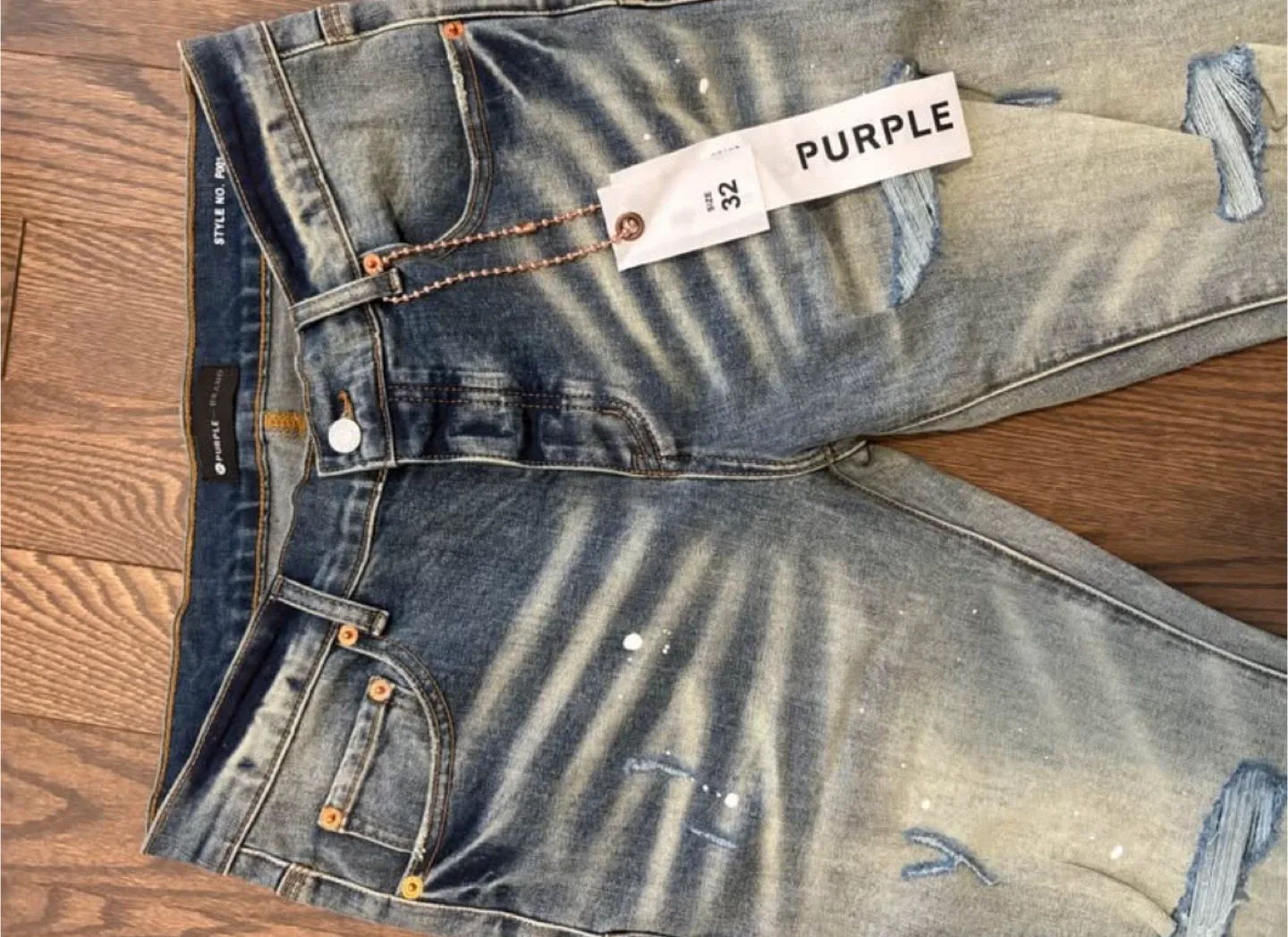 Purple jeans Size 32 thumbnail
