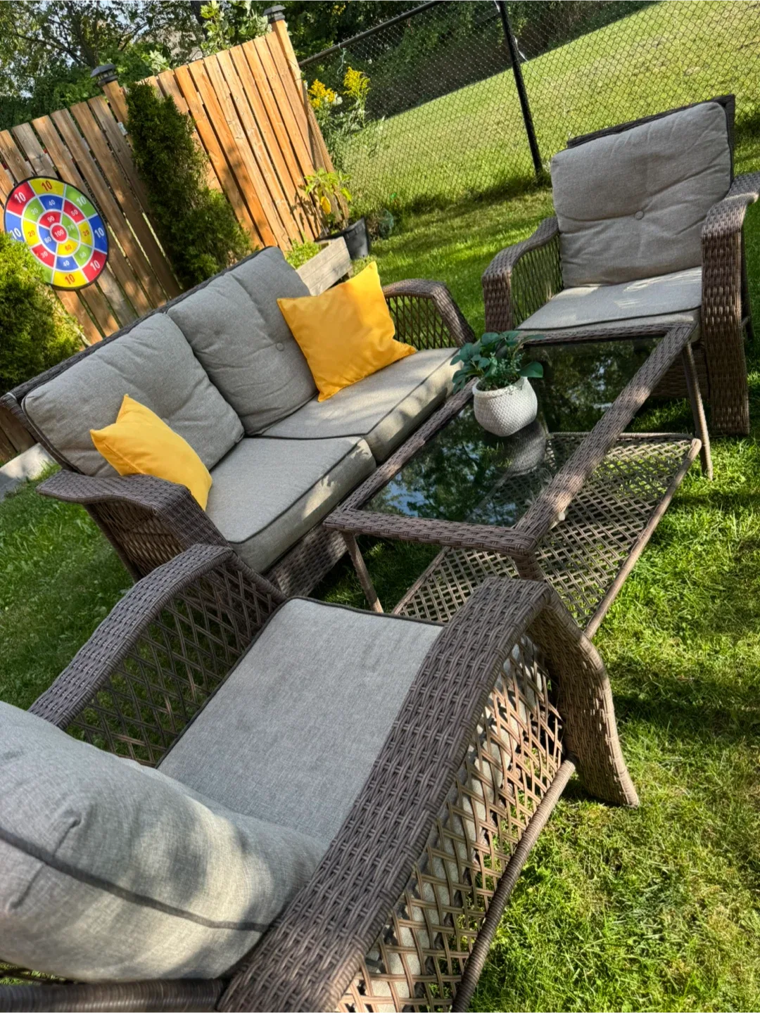 Patio Set - Loveseat, Chairs, Coffee Table image indicator(4)