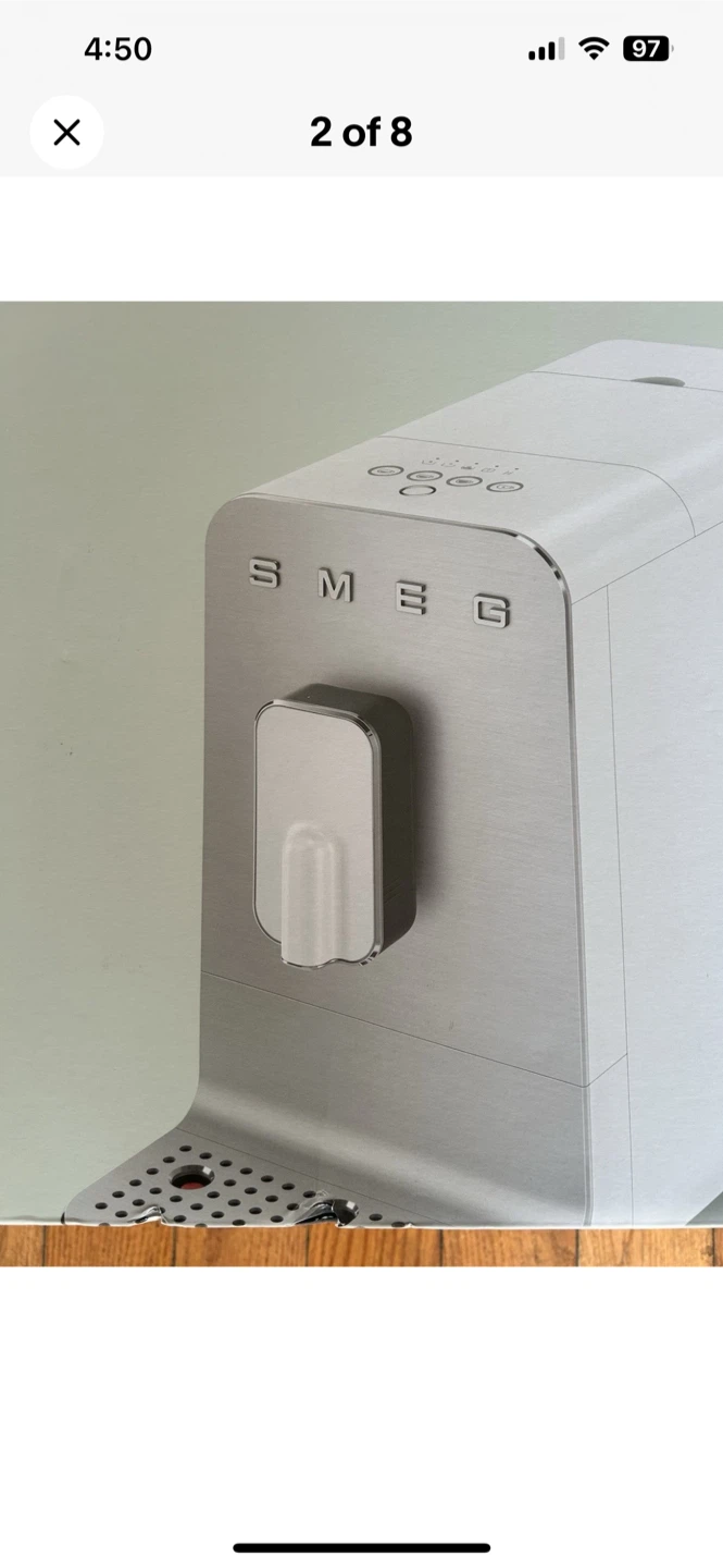 Smeg BCC11 Bean to Cup Coffee Machine - White - photo 2