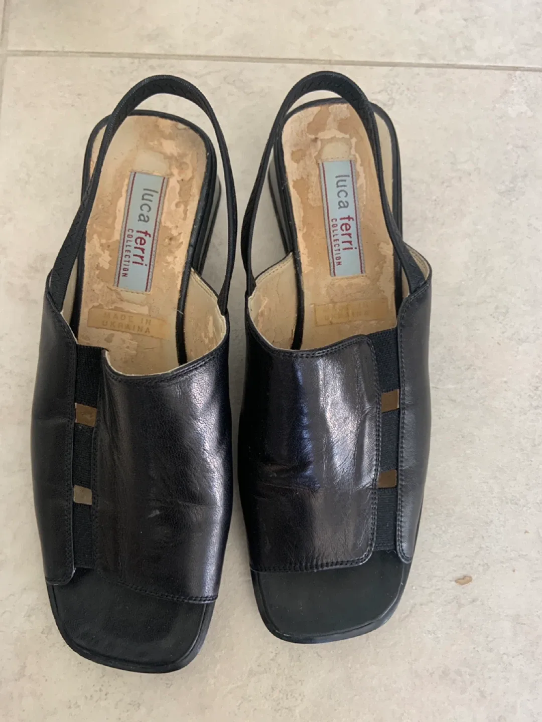 Luca Ferri Collection Black Sandals thumbnail