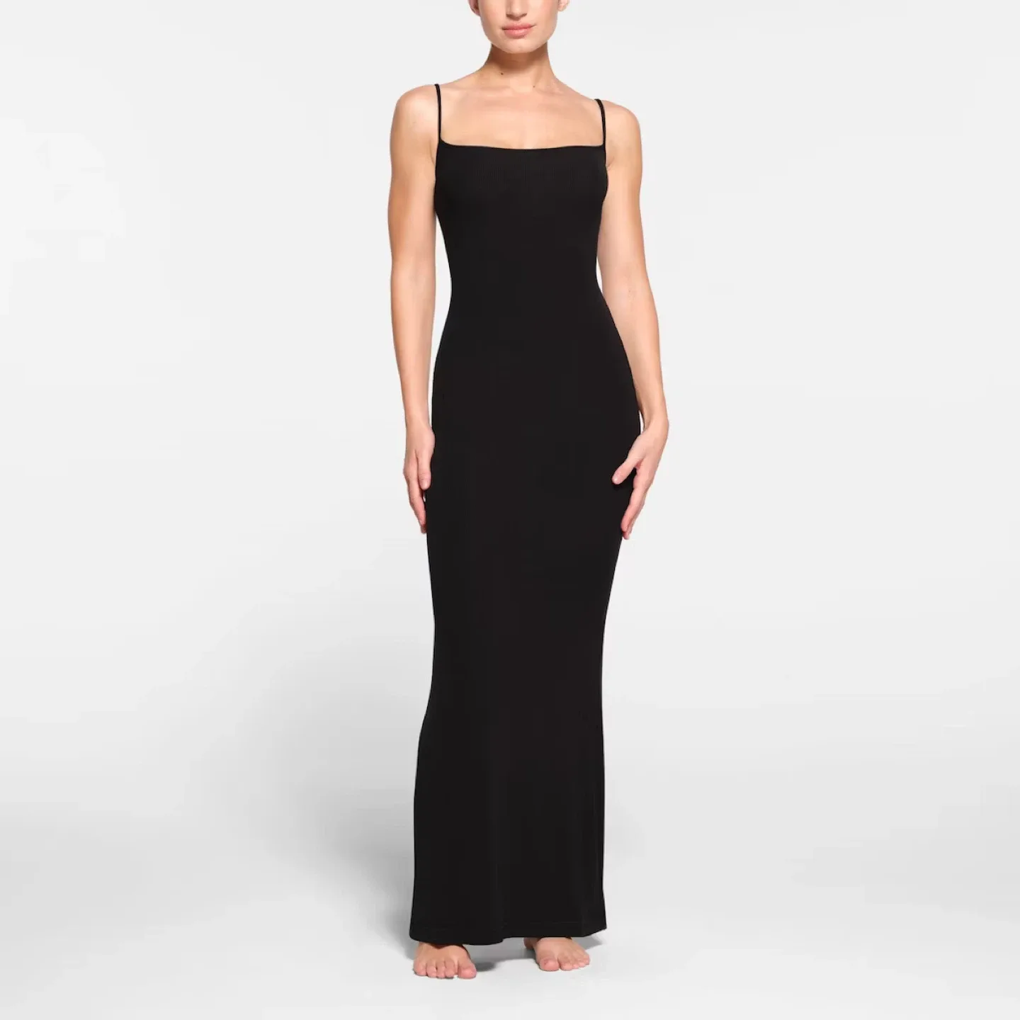Skims Soft Lounge Maxi Dress – Size XL, onyx thumbnail