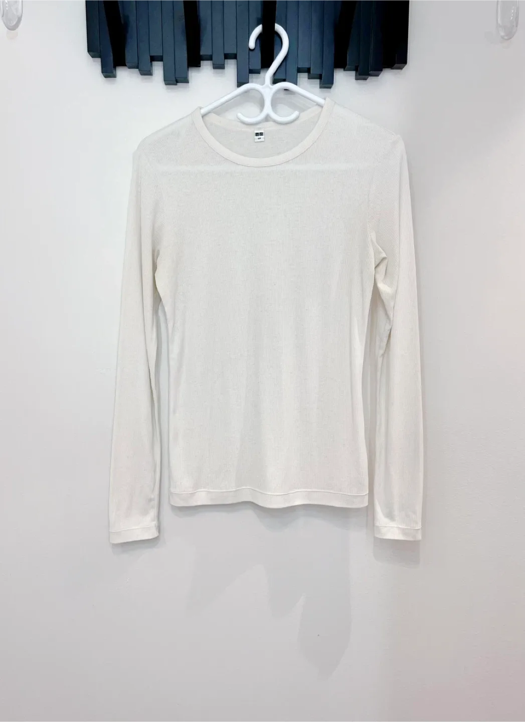 Uniqlo Women’s Ribbed Long Sleeve Top - Size S thumbnail