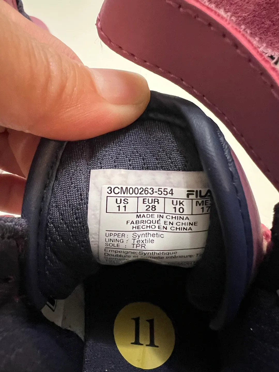 Fila Kids' High-Top Sneakers - Size 11 image indicator(4)