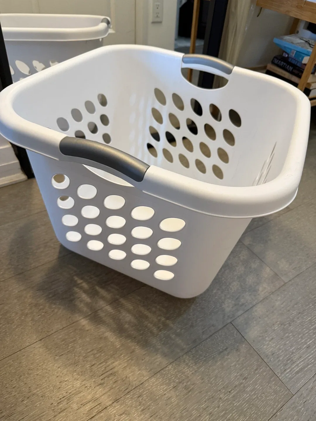 White Laundry Basket thumbnail