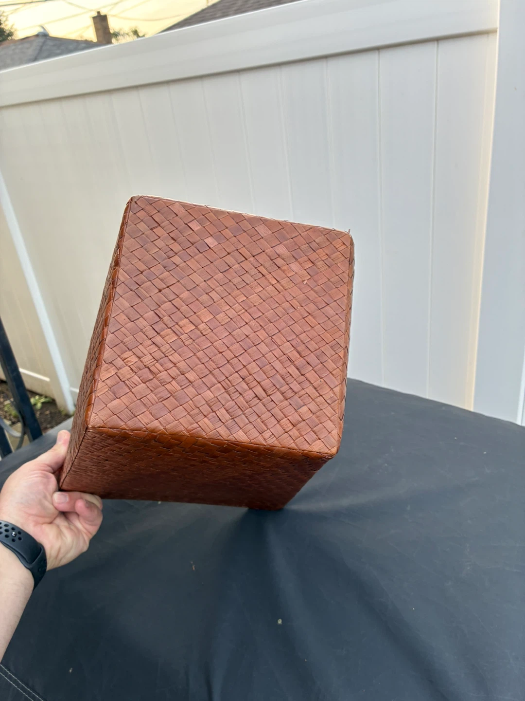 Brown Woven Basket vase- 12 Inches - photo 4