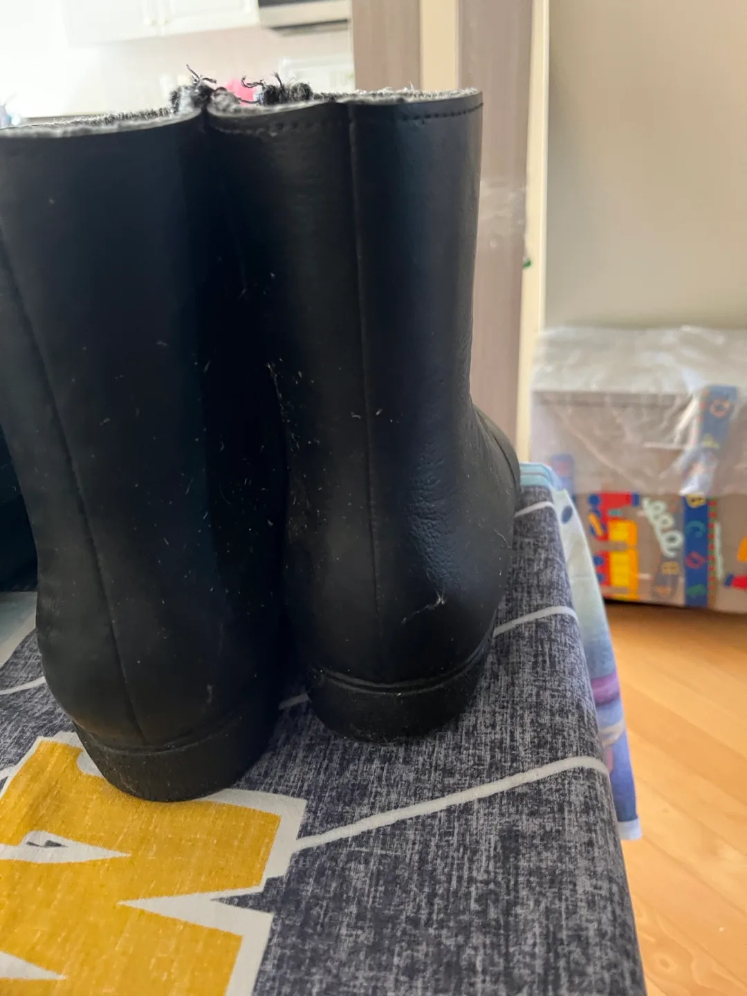 snow boots Black Rain Boots, size11 image indicator(4)