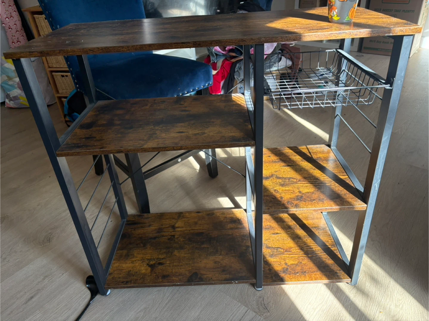 Brown Kitchen Baker's Rack