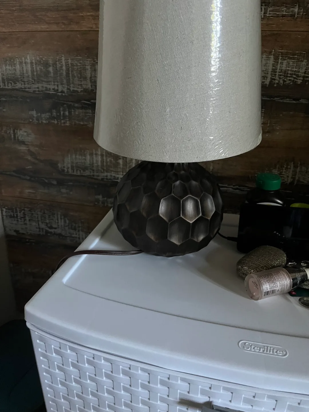 Table Lamp with Textured Base thumbnail